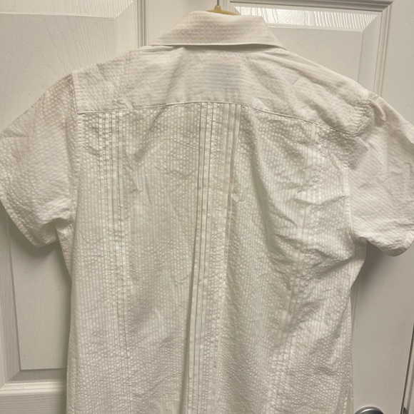 Dos Carolinas White Guayabera Dress - Picture 14 of 16